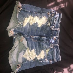 Jean shorts.  Barely worn